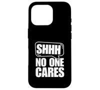 Custodia per iPhone 16 Pro Shh, nessuno se ne frega