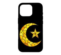 Custodia per iPhone 16 Pro Simbolo dell'Islam Vetro Colorato Islamico Religioso Musulmano