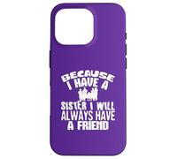 Custodia per iPhone 16 Pro Sister Bond Family Love Quote Friend