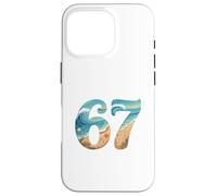 Custodia per iPhone 16 Pro Six SSix Seven Beach Summer Waves Fun Ragazze Bambini Uomo