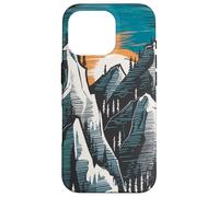 Custodia per iPhone 16 Pro Snow-Capped Peaks Wilderness Design for Nature Lovers