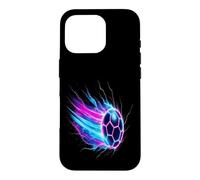 Custodia per iPhone 16 Pro Soccer Ball Dynamic Speed Light Trails