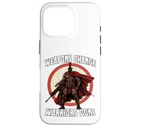 Custodia per iPhone 16 Pro Soldato oplita spartano MOLON LABE - Guerriero epico