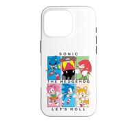 Custodia per iPhone 16 Pro Sonic the Hedgehog Character Portrait Let's Roll