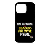 Custodia per iPhone 16 Pro "Sono Multitasking" Divertente Lavoro Ufficio: Sbaglio