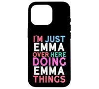 Custodia per iPhone 16 Pro Sono solo Emma qui a fare il nome di Emma Things