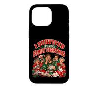 Custodia per iPhone 16 Pro Sono sopravvissuto ad un altro Natale in famiglia Funny Men