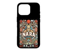 Custodia per iPhone 16 Pro Souvenir di viaggio in Giappone, Nara Deer Park Spirit Heritage