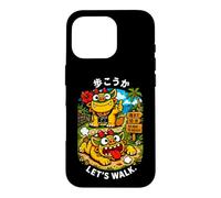 Custodia per iPhone 16 Pro Souvenir kawaii kawaii kanji giapponese Shisa Beach Path di Okinawa