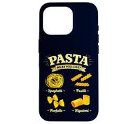 Custodia per iPhone 16 Pro Spaghetti Fusilli Farfalle Rigatoni Guida Cucina Italiana
