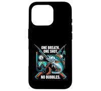 Custodia per iPhone 16 Pro Spearfishing One Breath One Shot No Bubbles Diver