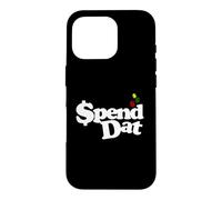 Custodia per iPhone 16 Pro Spendi Dat, Spendi Dat, Dove tutto il mio Scammin, Tag pop, $$$