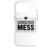 Custodia per iPhone 16 Pro Splendida Mess Divertente Self Love Chaos Citazione