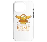 Custodia per iPhone 16 Pro SPQR - La gloria di Roma è eterna - Aquila Romana
