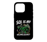 Custodia per iPhone 16 Pro SQL Developer Sorcery Funny Database Admin Programmer
