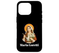 Custodia per iPhone 16 Pro Stampa con citazione di Santa Maria Goretti