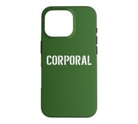 Custodia per iPhone 16 Pro Stampa frontale ufficiale delle forze armate grado caporale