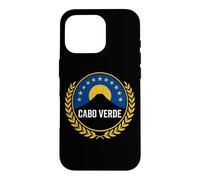 Custodia per iPhone 16 Pro Stemma del patrimonio dell'isola degli squali blu di Capo Verde