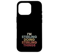 Custodia per iPhone 16 Pro Sterling Name Sterling Personalized Name First Given