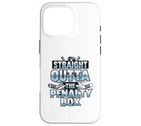 Custodia per iPhone 16 Pro Straight Outta The Penalty Box - Umorismo del giocatore di hockey