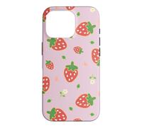 Custodia per iPhone 16 Pro Strawberry Floral Garden Cottagecore Aesthetic