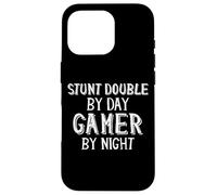 Custodia per iPhone 16 Pro Stunt Double By Day Gamer By Night Movie Effect Stunt Double
