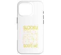 Custodia per iPhone 16 Pro Sudoku Solve Me Puzzle Logica Sport di pensiero Puzzle