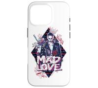 Custodia per iPhone 16 Pro Suicide Squad Harley Quinn & Joker Mad Love