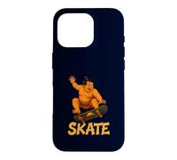 Custodia per iPhone 16 Pro Sumo Skateboarding Divertente giapponese Ukiyo-e Skater