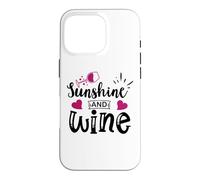 Custodia per iPhone 16 Pro Sunshine & Wine Book Club Merch,Read Between the Wines Women