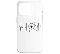 Custodia per iPhone 16 Pro Suonatore di piatti Heartline Funny Marching Band