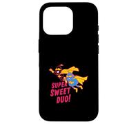 Custodia per iPhone 16 Pro Super Dolce Duo Carino Supereroe Frutta Design