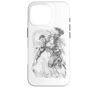 Custodia per iPhone 16 Pro Superman Pencil City To Space Sketch
