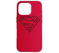 Custodia per iPhone 16 Pro Superman Red & Black Shield