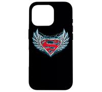 Custodia per iPhone 16 Pro Superman Steel Wings Logo