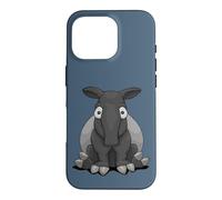 Custodia per iPhone 16 Pro Tapiro comico divertente casual e stupefacente
