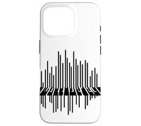 Custodia per iPhone 16 Pro Tasti del pianoforte Schizzo Pratica del pianoforte Pianista