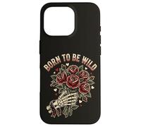 Custodia per iPhone 16 Pro Tatuaggio Gotico Di Rose