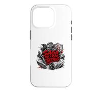 Custodia per iPhone 16 Pro Tatuaggio Saga Inchiostro E Rune Vichingo Corvo Norreno
