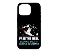 Custodia per iPhone 16 Pro Telemark Skiing Squats Should Be Scenic