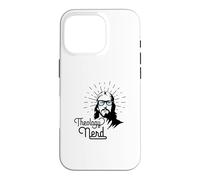 Custodia per iPhone 16 Pro Teologia Nerd Divertente Religioso Cristiano Gesù Fede Dio