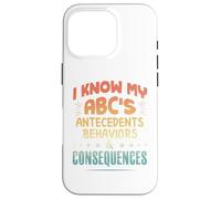 Custodia per iPhone 16 Pro Terapista ABA divertente - Conosco il mio ABC