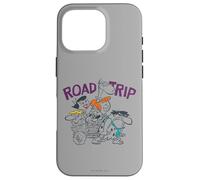 Custodia per iPhone 16 Pro The Flintstones Barney Fred Wilma Road Trip