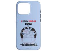 Custodia per iPhone 16 Pro The Flintstones Fred Wilma Modern Stone Age Car
