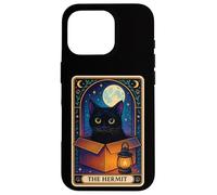 Custodia per iPhone 16 Pro The Hermit Gatto Carta Dei Tarocchi