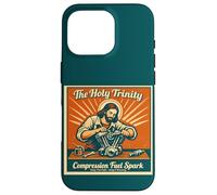 Custodia per iPhone 16 Pro The Holy Trinity Compression Fuel Spark Keep Faith Running