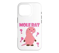Custodia per iPhone 16 Pro The Mole Rat - Simpatico disegno di opera d'arte digitale