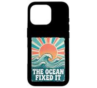 Custodia per iPhone 16 Pro The Ocean Fixed It Retro Beach Waves Sun