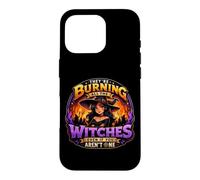 Custodia per iPhone 16 Pro They Are Burning All The Witches Gothic Halloween Donna