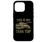Custodia per iPhone 16 Pro This Is My Tank Armor Military Joke